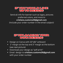 Load image into Gallery viewer, Retractable Banner 33"x81"