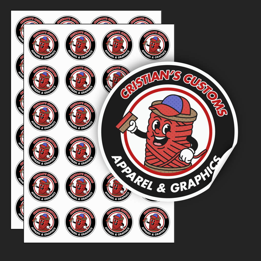 CIRCLE STICKER SHEET